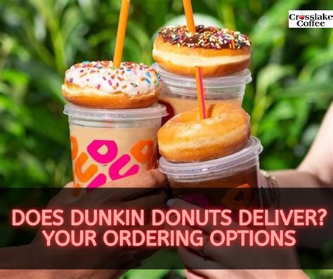 dunkin donuts delivery|dunkin donuts delivery near me.